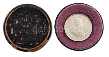 1896KB 1K Ag "Millenium" eredeti barna "Millenniumi Koronaérem - 1896" eredeti b...