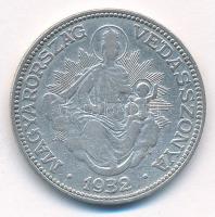 1932. 2P Ag "Madonna" T:3 Adamo P7