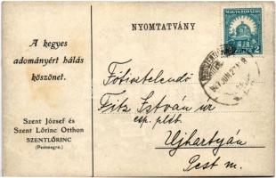 1927 Budapest XVIII. Pestszentlőrinc, Pusztaszentlőrinc, Szentlőrinc; A Szent József és Szent Lőrinc...