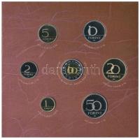 2003. 1Ft-100Ft (7xklf) forgalmi sor szettben + 20Ft "Deák Ferenc" forgalmi emlékérme, bel...