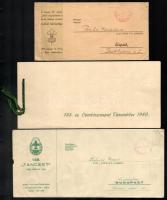 1936-1940 Táncesti, báli meghívók, 5 db