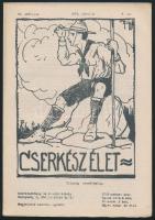 1917-1918 A Cserkészélet 4 db száma