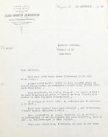 cca 1920-1930 Több mint 60 db levél és távirat néhány érdekes aláírással, mind futball témában, mérk...