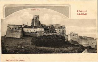 Ólubló, Ó-Lubló, Stará Lubovna; Lubló vára. Szeifferth Endre kiadása / Lubovniansky hrad / castle