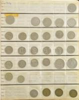 312db-os vegyes külföldi érmetétel berakóban T:vegyes 312pcs foreign coin lot in binder C:mixed