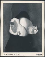 Pierre Cordier (1933-): Chimigramme 28/5/61, feliratozott, pecséttel jelzett fotó, 25×20 cm