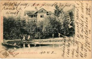 1903 Lublófüred, Lubló-fürdő, Kúpele Lubovna (Ólubló, Stará Lubovna); Kermetzky nyaraló. Szeiffert Endre kiadása / villa, spa (fl)