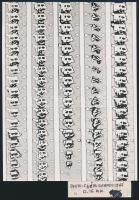 Pierre Cordier (1933-): Chimigramme 1966, feliratozott, pecséttel jelzett fotó, 24×18 cm