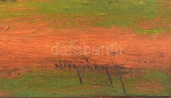 Neogrády Antal (1944-): Hölgy a pipacsmezőn. Olaj, fa, jelezve jobbra lent, fakeretben, 20x27 cm