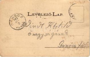 1902 Lublófüred, Lubló-fürdő, Kúpele Lubovna (Ólubló, Stará Lubovna); Fő részlet, nyaraló / villa, s...