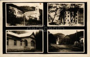 1948 Lucski-fürdő, Lúcky Kúpele (Liptó); mozaiklap / multi-view postcard, spa (EK)