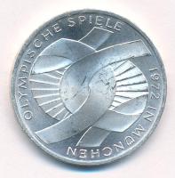 Német Szövetségi Köztársaság 1972J 10M Ag "Olimpia-München" T:2-  FRG 1972J 10 Mark Ag "Olympic Games Munich" C:VF  Krause KM# 131