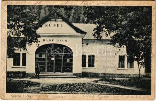 1922 Lucski-fürdő, Lúcky Kúpele (Liptó); Badehaus / fürdőház / bathhouse, spa (fl)