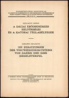 Szilágyi János: A dáciai erődrendszer helyőrségei és katonai téglabélyegei. Dissertationes Pannonica...