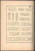 Szilágyi János: A dáciai erődrendszer helyőrségei és katonai téglabélyegei. Dissertationes Pannonica...