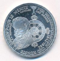 Németország 1992D 10M Ag "Pour le Mérite" T:1- kis ph. Germany 1992D 10 Mark Ag "Pour le Mérite" C:AU small edge error Krause KM#179