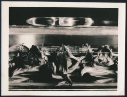 1987 P. Bailly-Maitre-Grand: Black Dance, fotóreprodukció, hátoldalon feliratozva, pecséttel jelzett, sarkán törésnyom, 18×24 cm