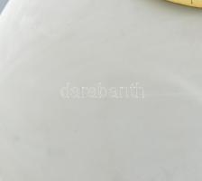 Art deco fazonú styl lámpa. Réz. füstüveg. d: 30 cm, m: 46 cm