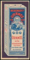 Hochsinger-féle Uranos számolócédula