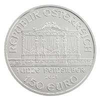 Ausztria 2021. 1,5E Ag Bécsi Filharmonikusok kapszulában T:BU Austria 2021. 1,5 Euro Ag Wiener Philharmoniker in capsule C:BU Krause KM# 3159