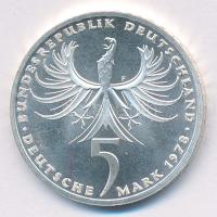 Német Szövetségi Köztársaság 1978F 5M Ag "Baltazár Neumann halálának 225. évfordulója" T:1...