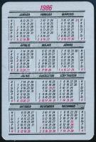 Állj közelebb, mert rövidebb mint gondolod. Humoros fém kártyanaptár. 1986