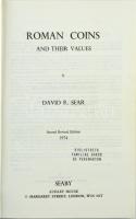 David R. Sear: Roman coins and their values, Seaby, London, 1974. Használt állapotban / used conditi...