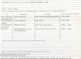 cca 1979 Dokumentáció Cornell Capa (1918-2008) fényképész művészi pályafutásáról