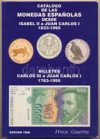 Catálogo monedas y billetes Espanoles. Zaragoza, 1996. Jó állapotban. Catálogo monedas y billetes Espanoles. Zaragoza, 1996. Good condition.