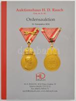 2016. Auktionhaus H.D. Rauch - 102. Ordensauktion árverési katalógus a Rauch Aukciósház novemberi kitüntetés aukciójáról. Alig használt, újszerű állapotban / barely used condition.