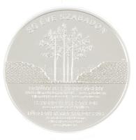 2020. 30.000Ft Ag "30 éve szabadon" tanúsítvánnyal, tájékoztatóval T:PP Adamo EM393