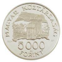 2004. 5000Ft Ag Visegrádi vár tanúsítvánnyal, tájékoztatóval T:PP Adamo EM192
