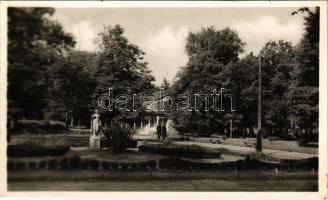 1941 Magyarkanizsa, Ókanizsa, Ó-Kanizsa, Stara Kanjiza; Park részlet / park