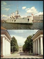 cca 1960-1970 Leningrád 28 képet tartalmazó mappa, orosz nyelven