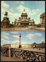 cca 1960-1970 Leningrád 28 képet tartalmazó mappa, orosz nyelven