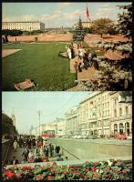 cca 1960-1970 Leningrád 28 képet tartalmazó mappa, orosz nyelven