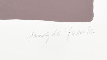 Frank Magda (1914-1997): Szoborterv. Szitanyomat, papír, jelzett, számozott (24/40), lapméret: 35x50...