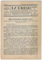 Az Érem című folyóirat 1940. évi száma, IX. évfolyam január-december, gerincen szakadás
