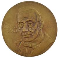 Tőrös Gábor (1934-2021) DN Thomas Mann bronz emlékérem (128mm) T:1- peremén felül lyukasztott, hátoldalán öntéshiba