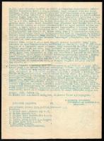 1948-1949 Szegedi Népügyészség népbírósági vádirata, és itélete, borítékkal. Benne a vádlott, Kovács...