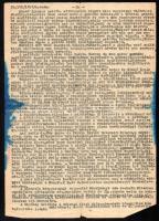 1948-1949 Szegedi Népügyészség népbírósági vádirata, és itélete, borítékkal. Benne a vádlott, Kovács...