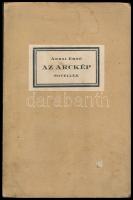 Andai Ernő: Az arckép. Novellák. DEDIKÁLT példány. Bp., 1922, Dick Manó, 77+1 p. Kiadói kartonált papírkötés, kissé foltos borítóval.