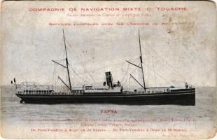 1913 TAFNA - Compagnie de Navigation Mixte Cio Touache (EK)