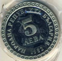 Bulgária 1982. 5L "Vladimir Dimitrov" vákumcsomagolásban T:PP