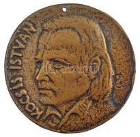 Tőrös Gábor (1934-2021) DN "Kocsis István" bronz emlékérem (65mm) T:1- felül lyukasztott