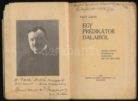 Nagy Lajos: Egy prédikátor dalaiból. A szerző által Valkó Miklós törvényszéki bíró részére DEDIKÁLT ...
