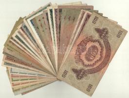 34db-os Pengő bankjegytétel T:III,III-