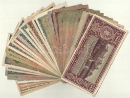 34db-os Pengő bankjegytétel T:III,III-