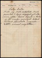 cca 1910 Süteményes receptkönyv, benne érdekes korabeli receptekkel, közte: Sacher torta, Sacher tor...