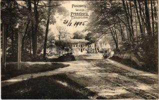 1905 Pozsony, Pressburg, Bratislava; Vaskutacska, Vaskút / Eisenbrünnel (Eisenbründl) / Zelezná Studienka / spa, bathhouse